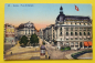 Preview: Ansichtskarte AK Genf / Platz St. Gervais / 1951 / Bank Populaire Suisse – Schuh Werbung IDIS – Kiosk – Straßenbahn